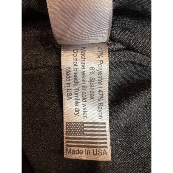 GO Couture Fit & Flare Cowl Neck Sweater Dress Gray Long Sleeve USA Large NWOT - Picture 6 of 10